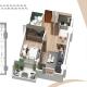Banesë për Shitje në Кеј на Вардар, Gazi Baba, Shkup — Shitet apartament i ri i pabanueshëm — fotografi 1